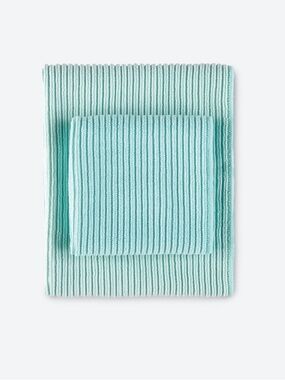 Norwex Kitchen Towel and Kitchen Cloth Set of 2 Sea Mist NWT